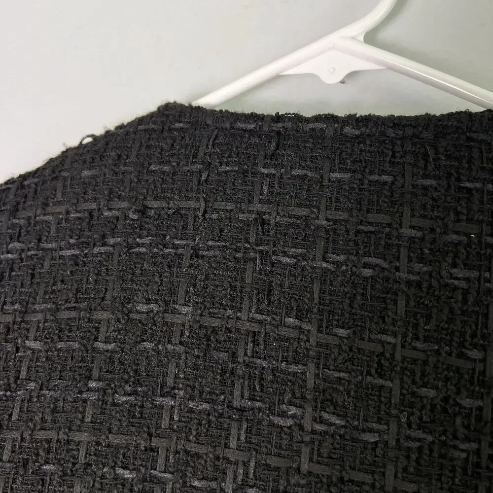 Pink Martini Women's Black Tweed Blazer Sz XS Preppy Capsule Contemporary Spring